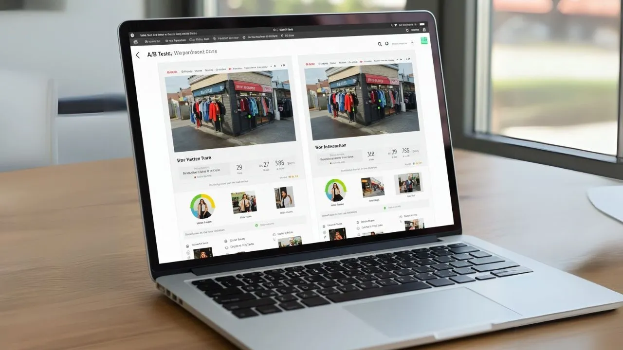 AI brain above a smart warehouse with robots, dashboards, and humans working together, illustrating automation in B2B ecommerce operations.