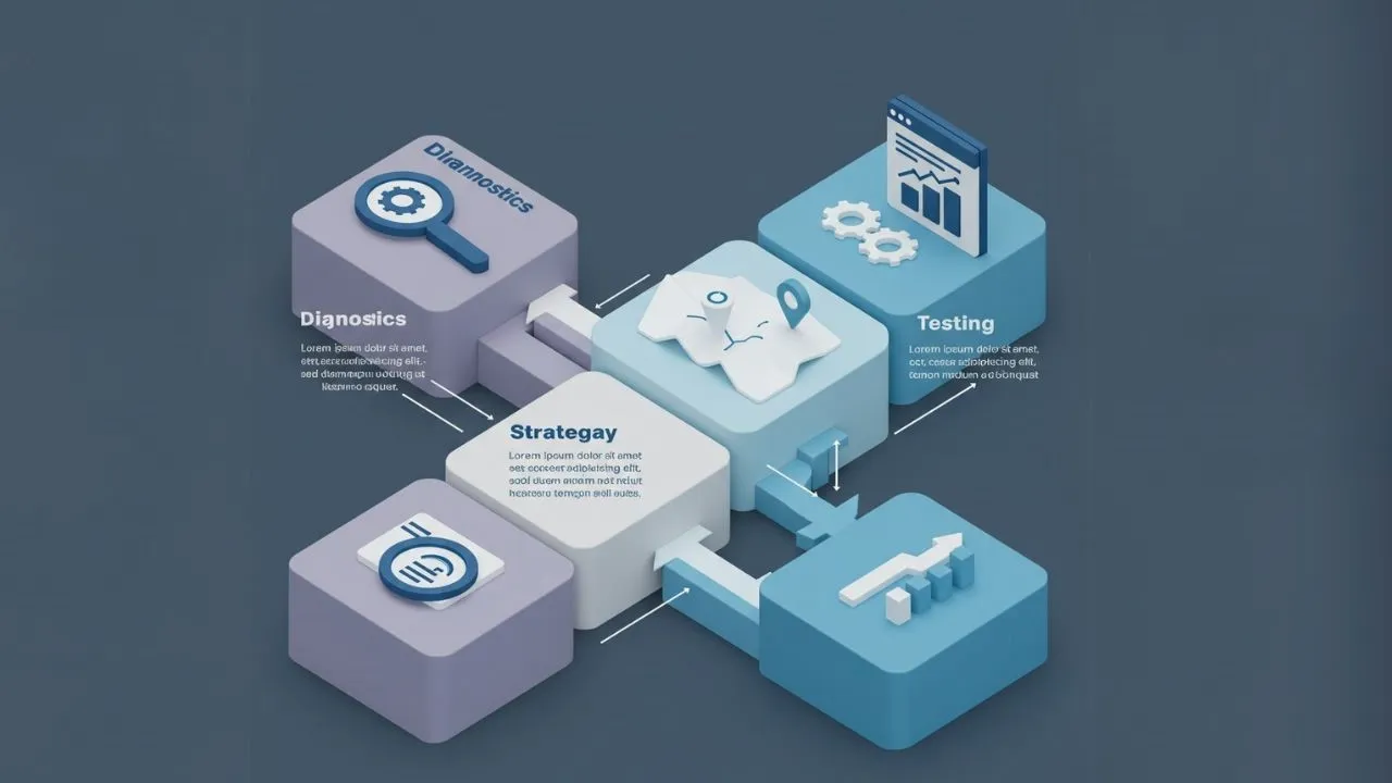 A businessperson walking through a digital tunnel of personalized shopping experiences, showcasing the importance of user experience in the B2B buyer journey.