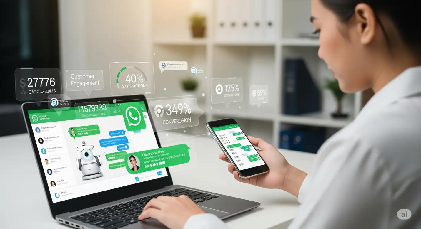 Step-by-step infographic for WhatsApp Business API setup