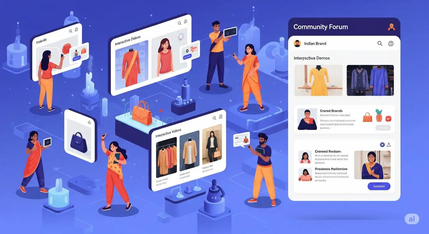 Expert guiding seller through AI tools and analytics