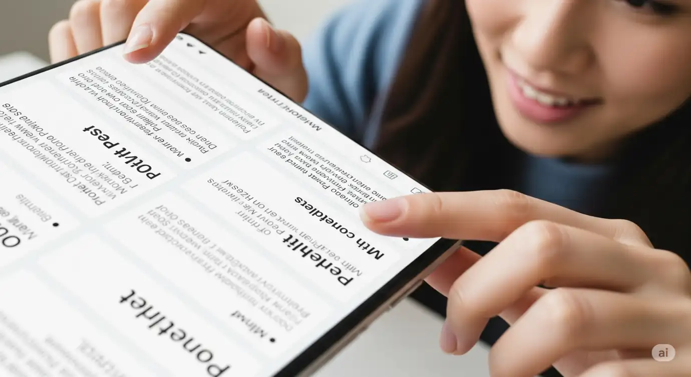 Readable mobile article with large headings, bullet points, and short paragraphs