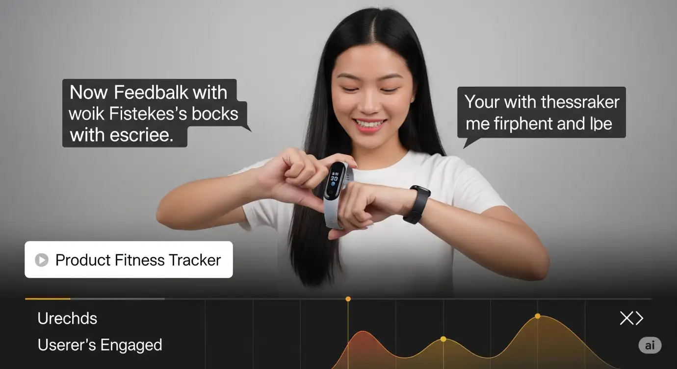 Step-by-step ecommerce video structure on screen