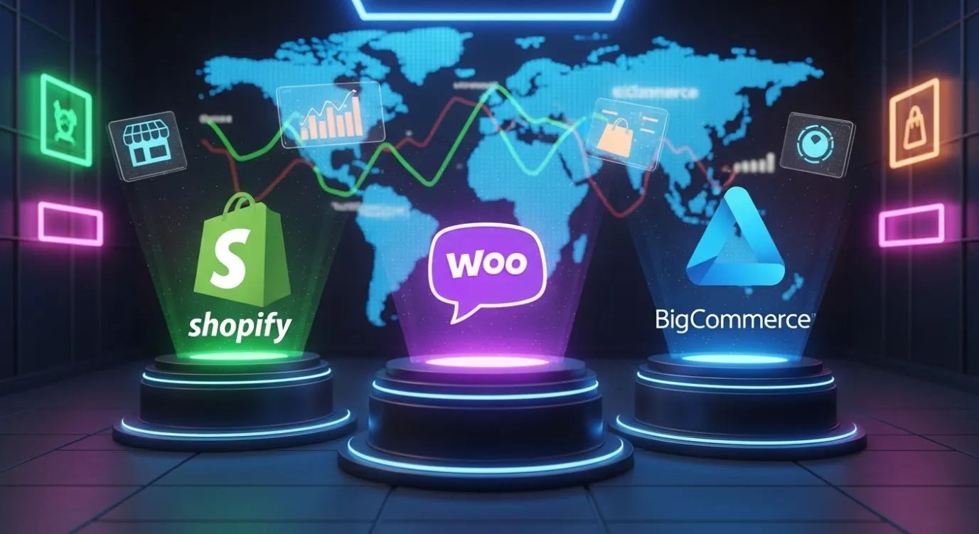 Top ecommerce platforms to consider in 2025: Shopify, WooCommerce, and BigCommerce